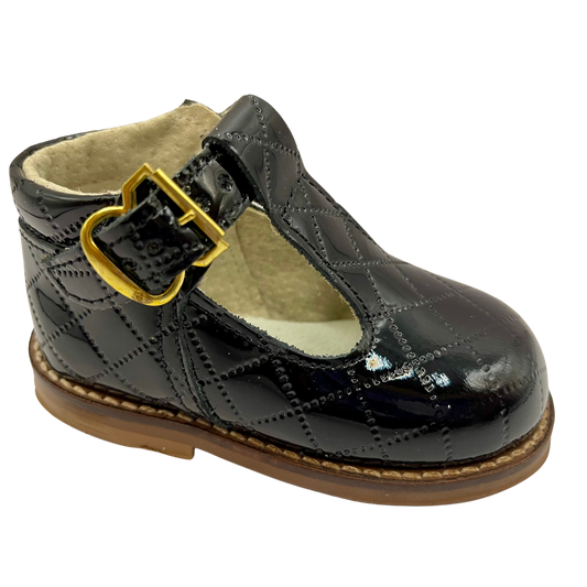 BABY GIRL BLACK PATENT