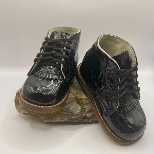 BABY BOY BLACK PATENT