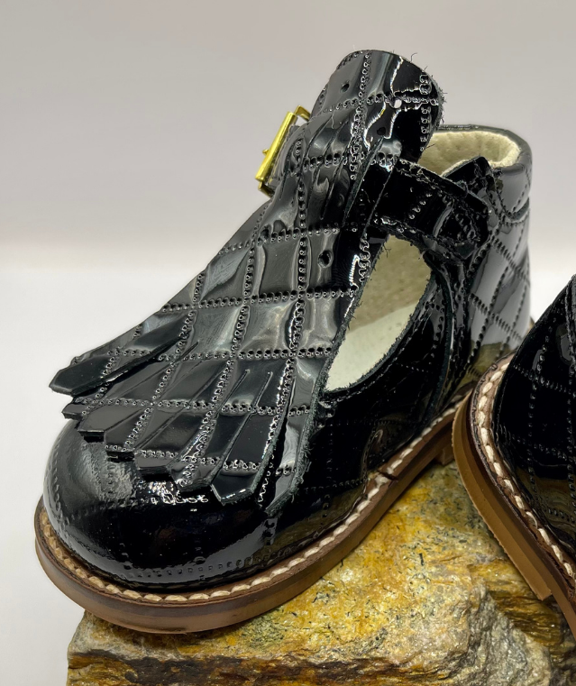 BABY GIRL BLACK PATENT